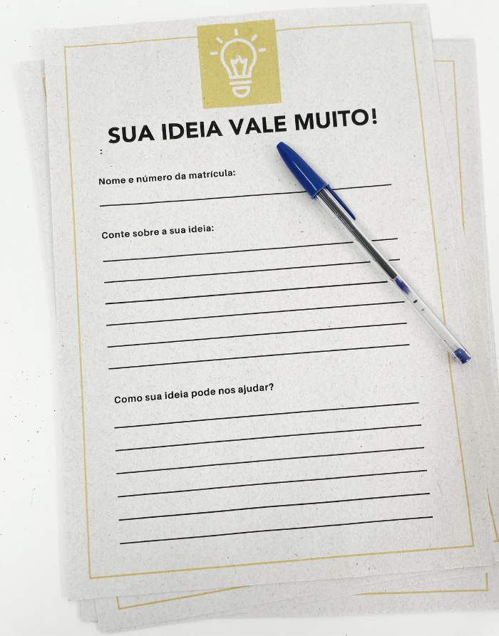 sua ideia vale muito